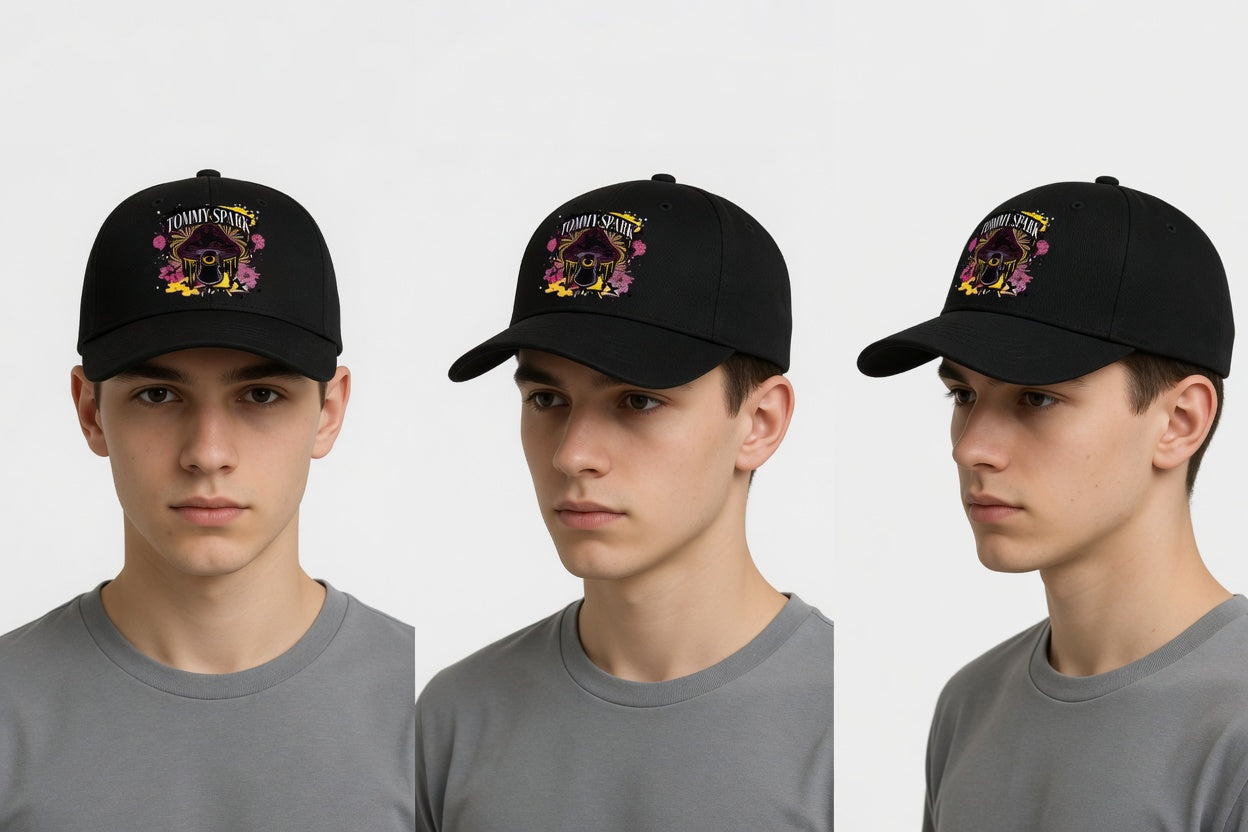 Casquette de Surf Mushroom Eye Psychédélique - Tommy Spark | Classe 1114
