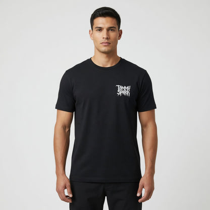 T-Shirt Skull Ultramat The Streets Bella Canvas 3010 | Tommy Spark Streetwear | Poids Lourd Crâne Gothique Dos Large