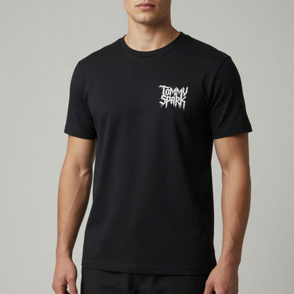 T-Shirt Skull Ultramat The Streets Bella Canvas 3010 | Tommy Spark Streetwear | Poids Lourd Crâne Gothique Dos Large