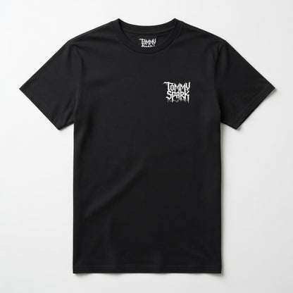 T-Shirt Skull Ultramat The Streets Bella Canvas 3010 | Tommy Spark Streetwear | Poids Lourd Crâne Gothique Dos Large