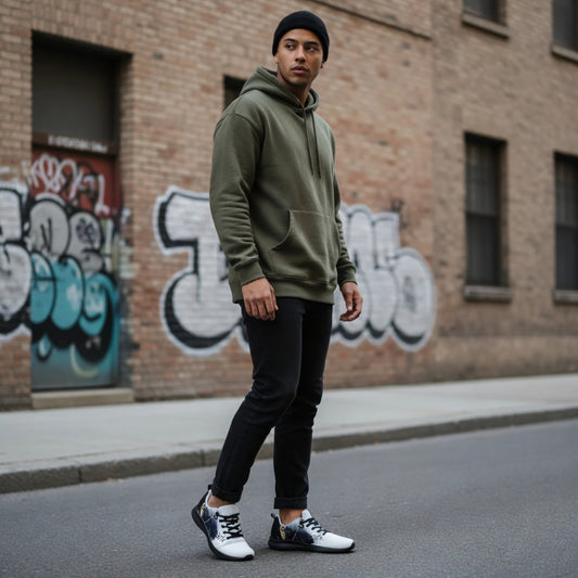 Sneakers streetwear éco-responsables homme