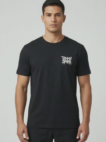 T-Shirt Skull Ultramat The Streets Bella Canvas 3010 | Tommy Spark Streetwear | Poids Lourd Crâne Gothique Dos Large